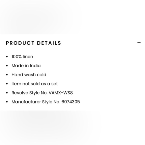 VITAMIN A ~ TALLOWS 100% Linen Crop top in Java - Picture 4 of 8